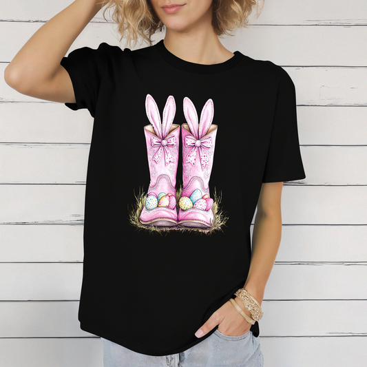 Cowgirl Boots Easter T-Shirt